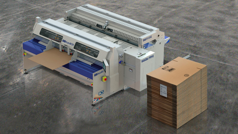 World’s First Corrugated Box Maker with Inline Digital Printing 